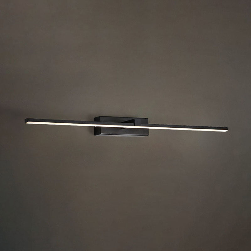 Moderne minimalistische lineare LED -Wandlampenmeldeslampe mit Acrylschatten