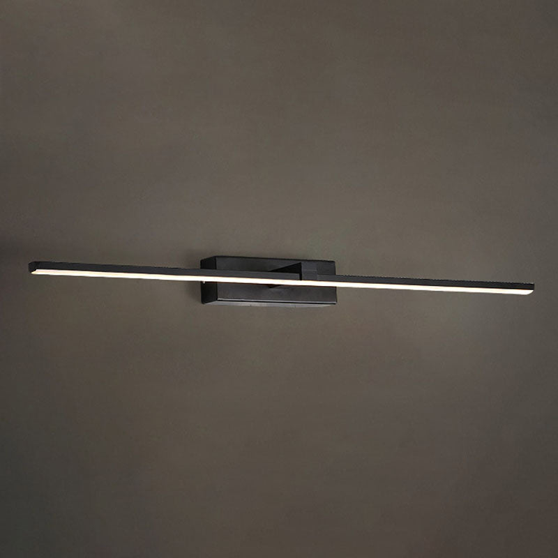 Moderne minimalistische lineare LED -Wandlampenmeldeslampe mit Acrylschatten