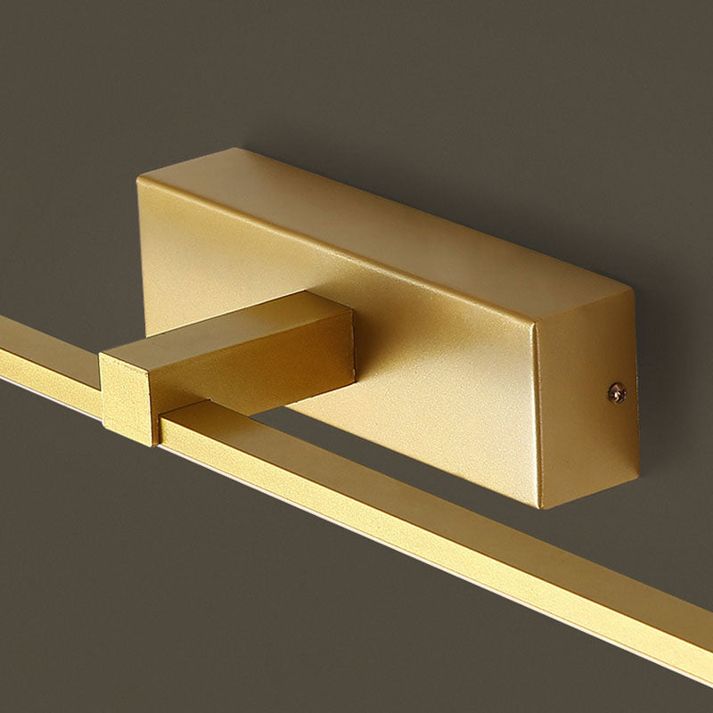 Moderne minimalistische lineare LED -Wandlampenmeldeslampe mit Acrylschatten