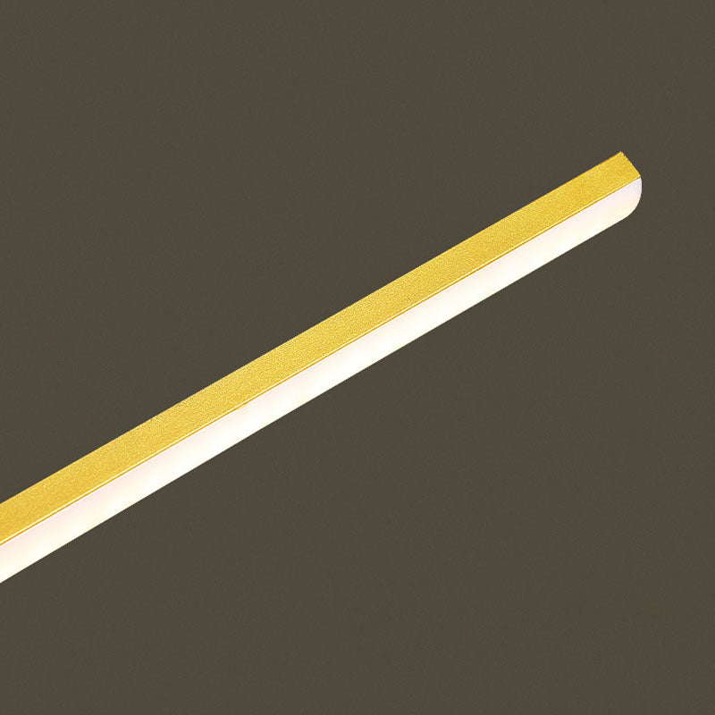 Moderne minimalistische lineare LED -Wandlampenmeldeslampe mit Acrylschatten