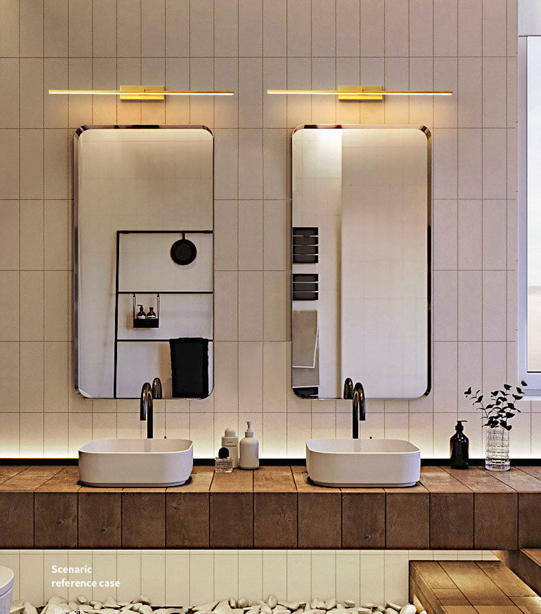 Moderne minimalistische lineare LED -Wandlampenmeldeslampe mit Acrylschatten