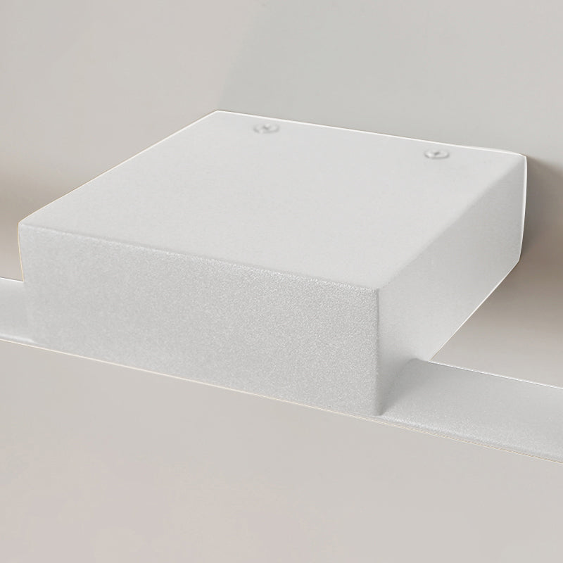 Minità di vanità in metallo lineare Minimalismo Minimalismo a 1 luci a parete per bagno