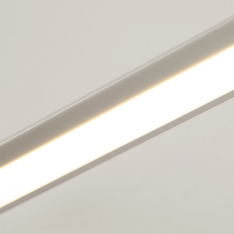 Minità di vanità in metallo lineare Minimalismo Minimalismo a 1 luci a parete per bagno