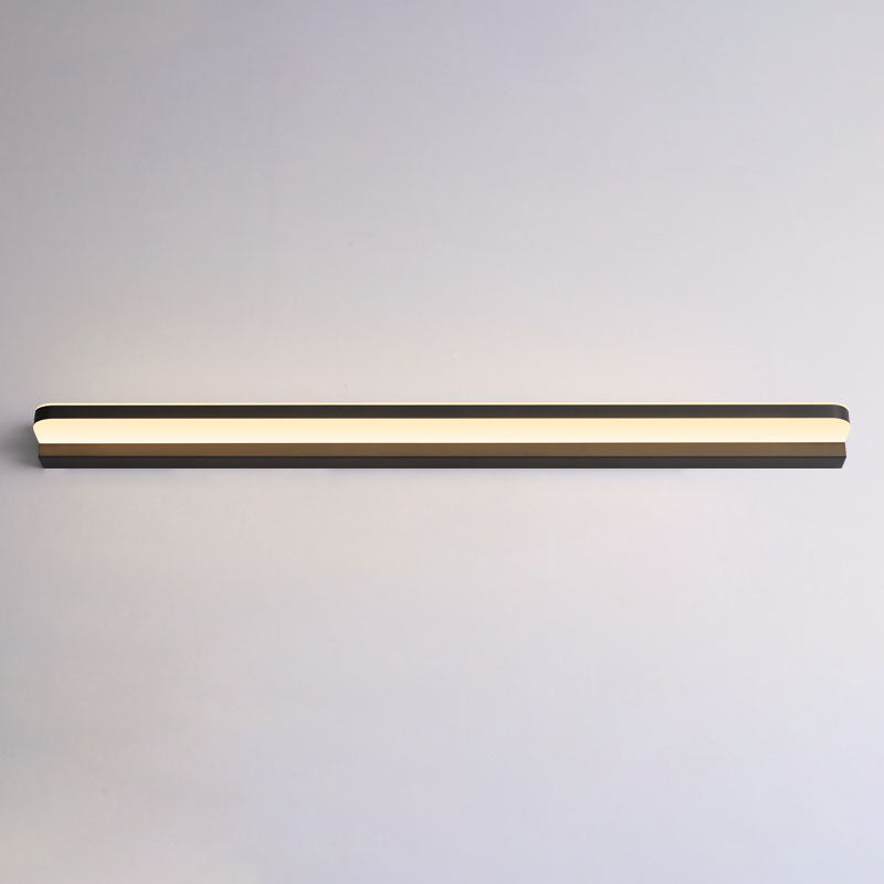 Contemporary Linear Wall Mounted Light Fixture 1-Light Sconce Light for Bathroom