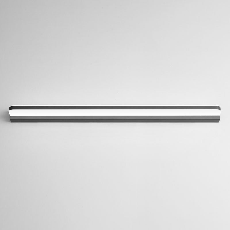 Contemporary Linear Wall Mounted Light Fixture 1-Light Sconce Light for Bathroom