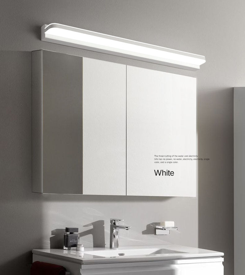 Contemporary Linear Wall Mounted Light Fixture 1-Light Sconce Light for Bathroom