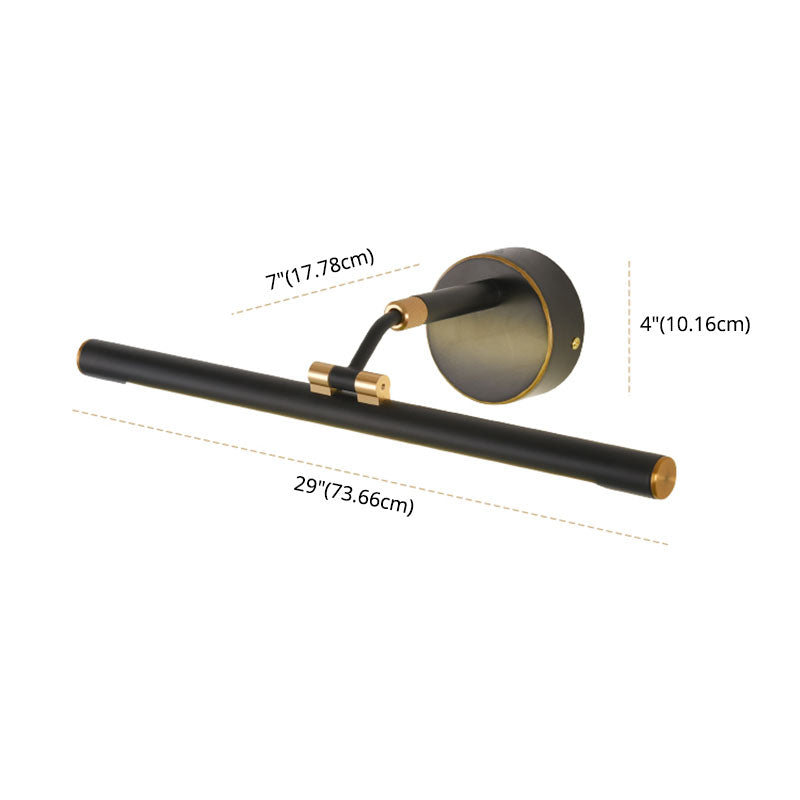 Luce contemporanea a parete a 1 luci a 1 luci a parete a parete lineare montata per il bagno