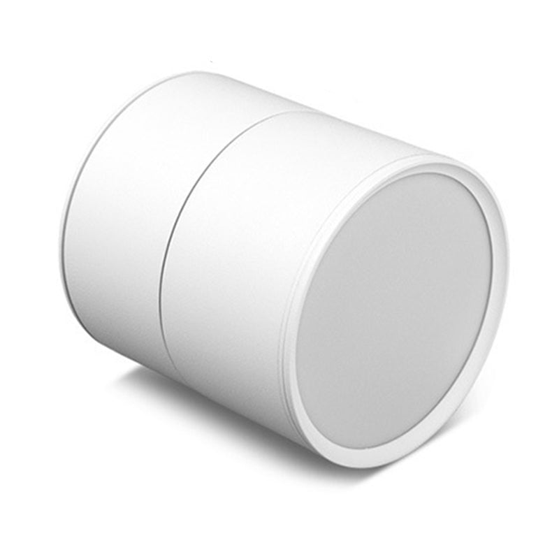 Metalen cilindrische verlichtingsarmatuur dicht bij het plafond Moderne LED-plafondarmatuur voor inbouw