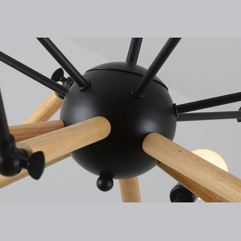 Spider Chandelier Light Fixture Industrial Metal Pendant Lighting for Restaurant