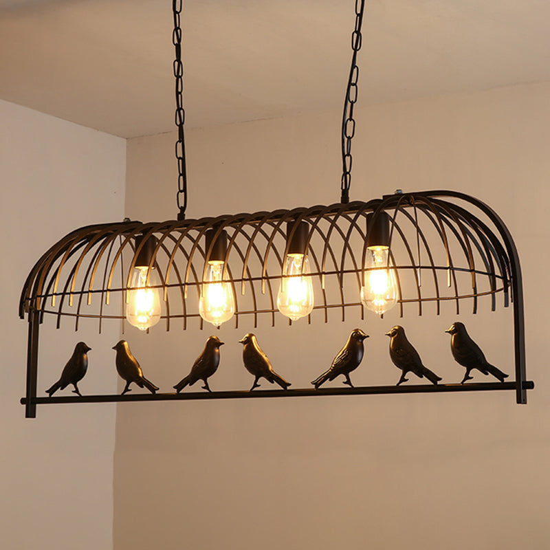 Affermati a sospensione regolabile Isola lampadario Afide di illuminazione in metallo industriale