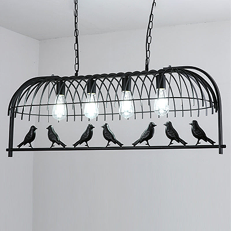 Affermati a sospensione regolabile Isola lampadario Afide di illuminazione in metallo industriale