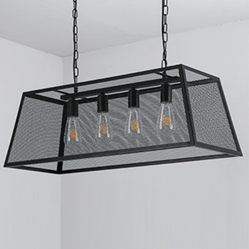 Affermati a sospensione regolabile Isola lampadario Afide di illuminazione in metallo industriale