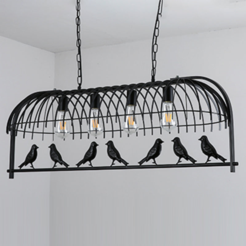 Affermati a sospensione regolabile Isola lampadario Afide di illuminazione in metallo industriale