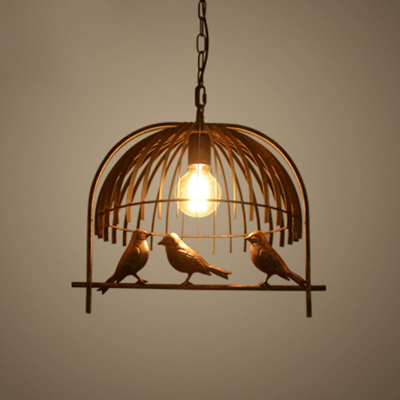 Luces de lámpara de araña de la isla de pájaros accesorios de iluminación de araña de metal industrial para mesa de comedor