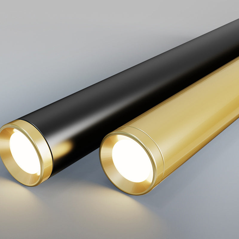 Luz de aluminio colgante colgante de LED creativa moderna Luz lineal de aluminio con sombra acrílica