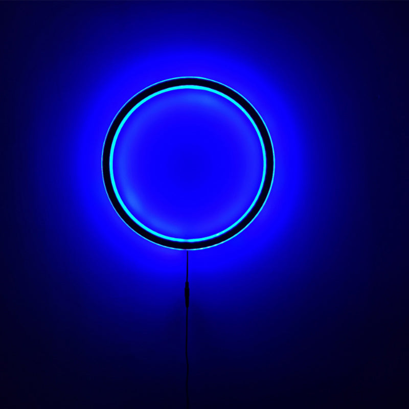 Black Rounded Shade Wall Lamp 1-Light Modern Metal Wall Mounted Light for Bedroom