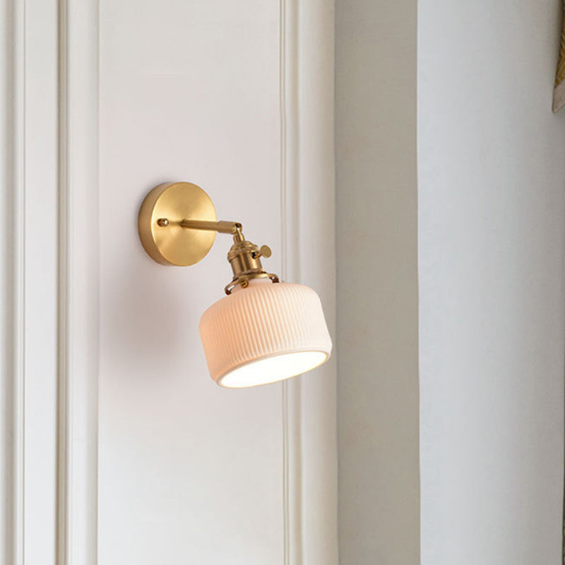 MODERNO SPEPE SPLE SEPILE MIFILINO CILIND ALLO SCONCA IRON 1 PONCES LIGHT in ottone