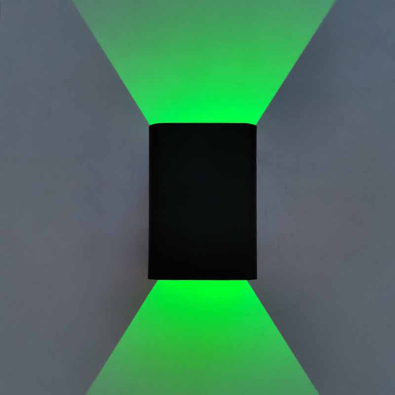 Squared 1-Light Modern Sconce Light Aluminum Wall Lighting Ideas for Bedroom