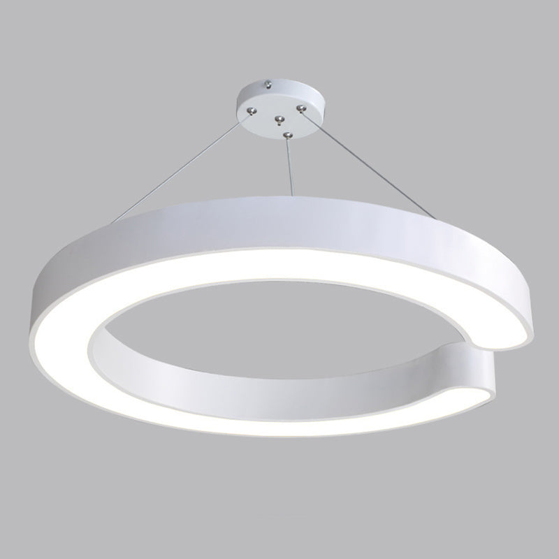 Hedendaagse metaal LED Hanglamp Lampbreuk 1 Lichte geometrische hangende plafondlicht voor kantoor