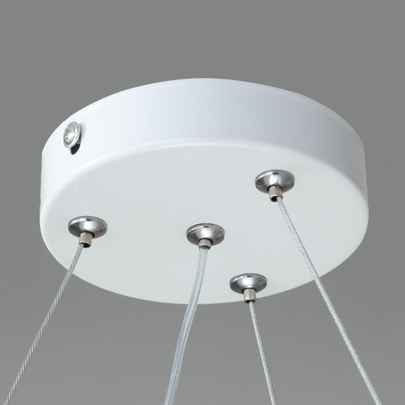 Hedendaagse metaal LED Hanglamp Lampbreuk 1 Lichte geometrische hangende plafondlicht voor kantoor