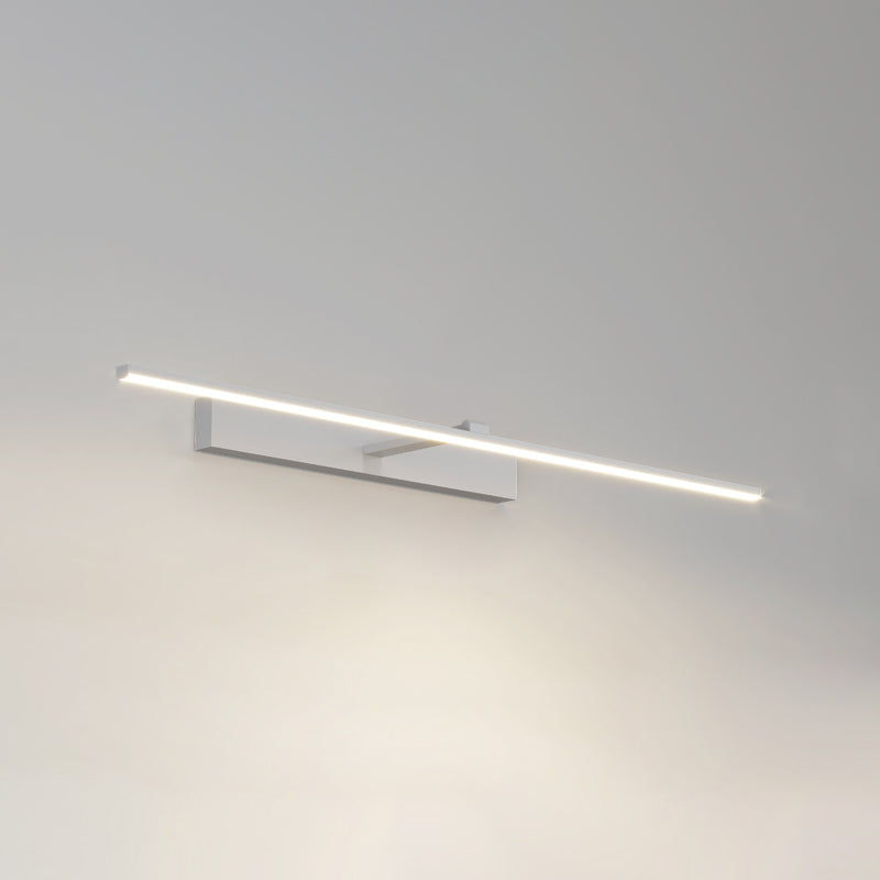 Minimalist-Style Strip Wall Sconce Lighting Metal LED Bathroom Sconce Light Fixture