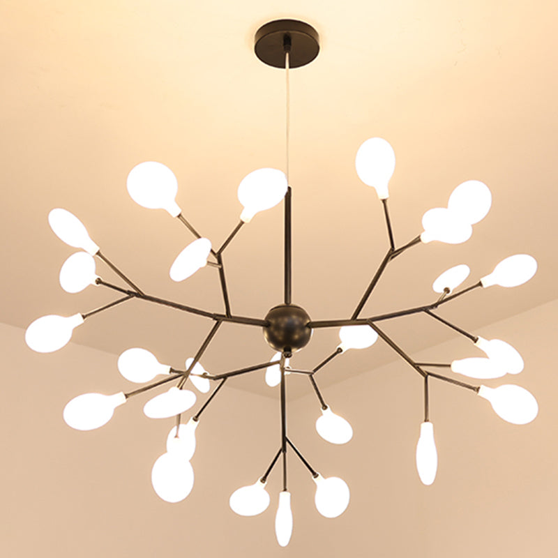 Branch Chandelier Light Farmture Moderne designer Acryl hangerverlichting voor restaurant