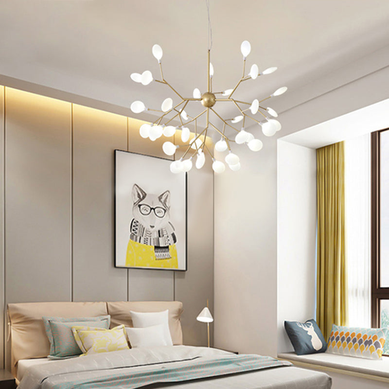 Branch Chandelier Light Farmture Moderne designer Acryl hangerverlichting voor restaurant