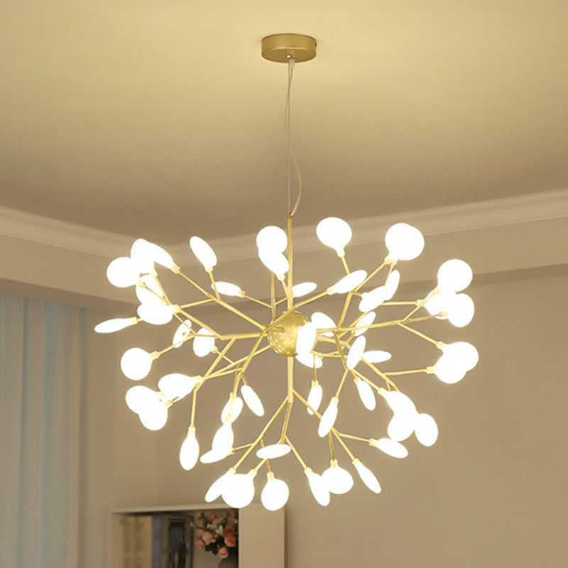 Branch Chandelier Light Farmture Moderne designer Acryl hangerverlichting voor restaurant