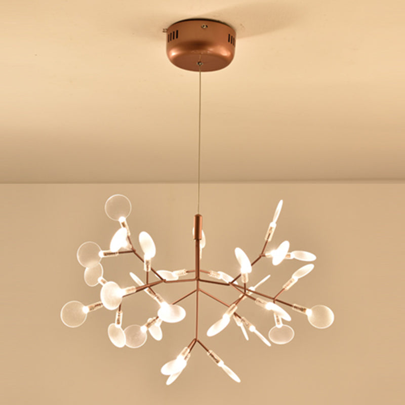 Lampada lampadario a forma di foglia Light Segnalle Modern Designer Acrilico Accanto a ciondolo per il ristorante