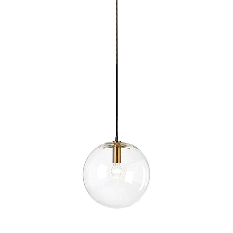Cafe Ball Hangend Licht Modern Simple Clear Glass Drop Pendant