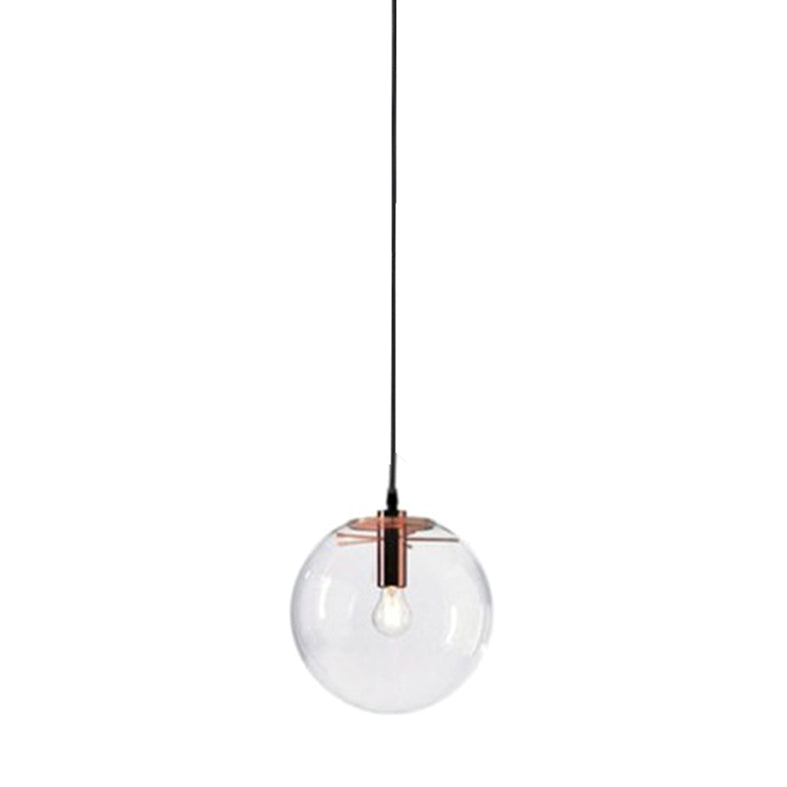 Cafe Ball Hangend Licht Modern Simple Clear Glass Drop Pendant