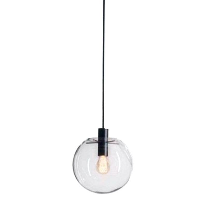 Cafe Ball Hangend Licht Modern Simple Clear Glass Drop Pendant