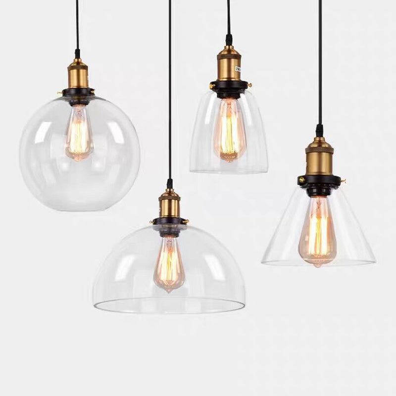 1 lumière suspendue au plafond suspension en verre contemporain suspension suspendue pour le restaurant