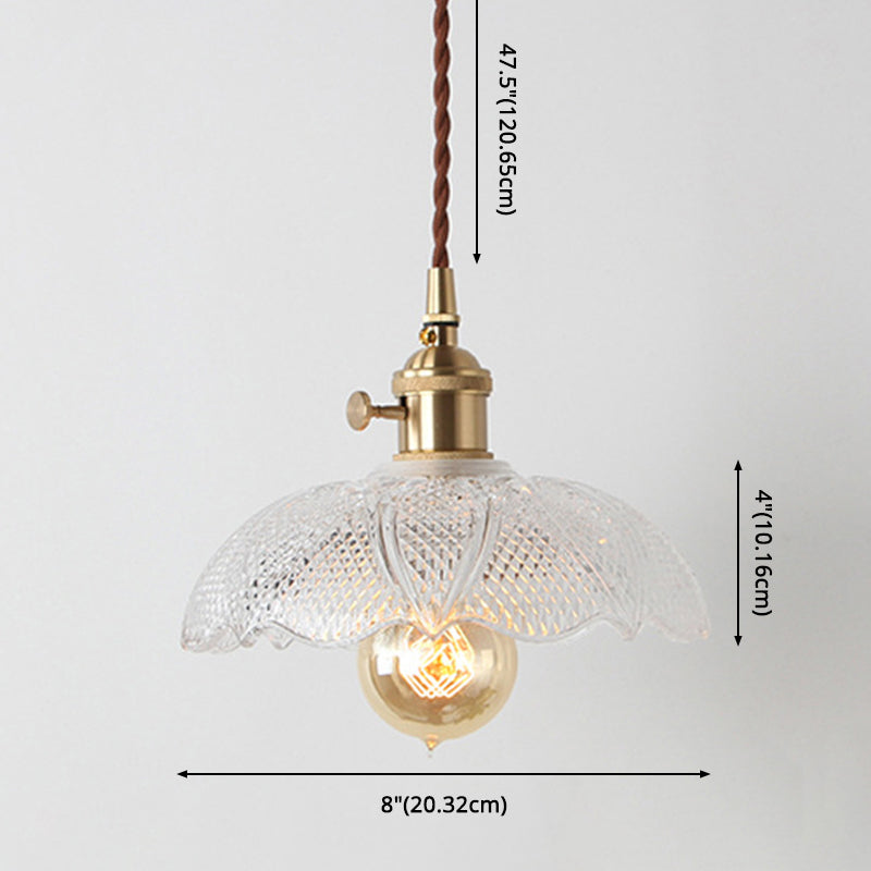 Transparant glas moderne eenvoudige stijl eetkamer een hoofdhangende lampkit