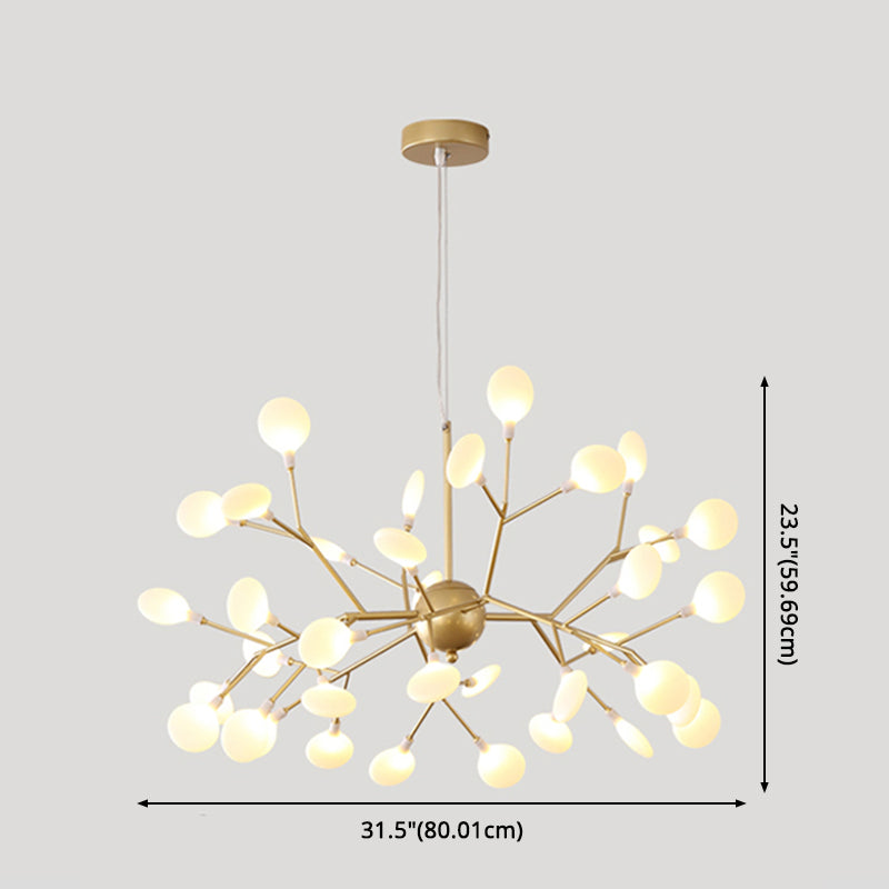 Branch Chandelier Light Farmture Moderne designer Acryl hangerverlichting voor restaurant