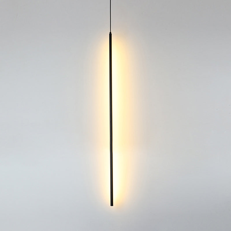 Moderne runde Röhre 12W LED -Anhänger leichte lange Linienlampen für Schlafzimmer Esszimmer