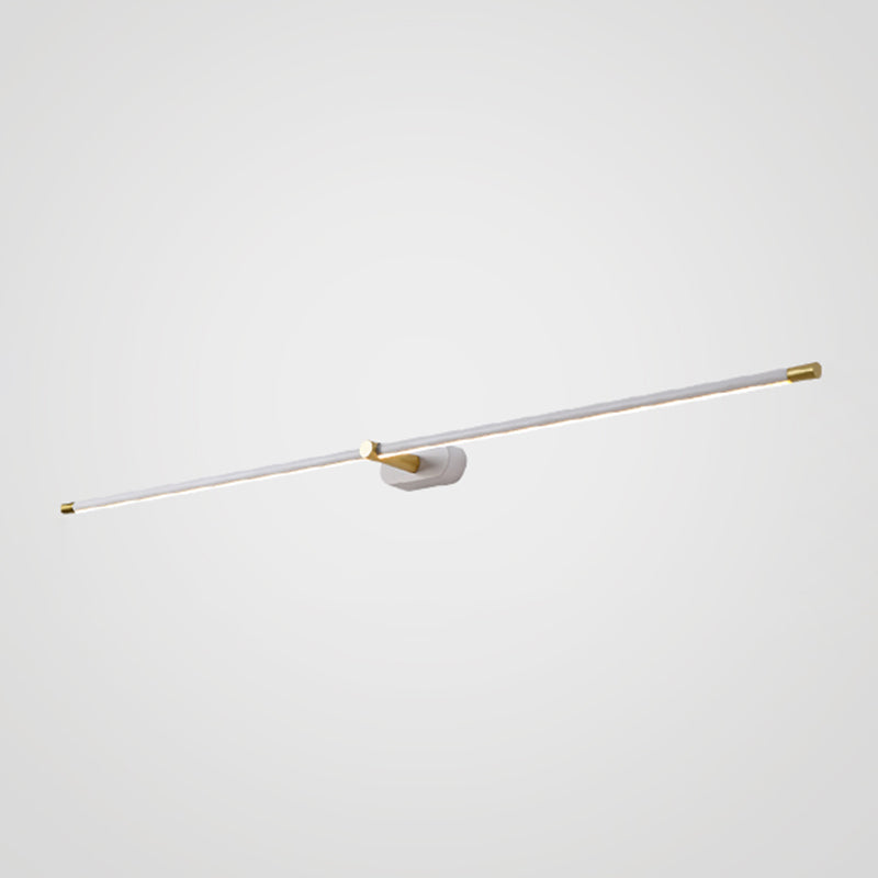 Elongated Sconce Light Fixture Minimalist Style LED Metal Wall Mount Light Fixture