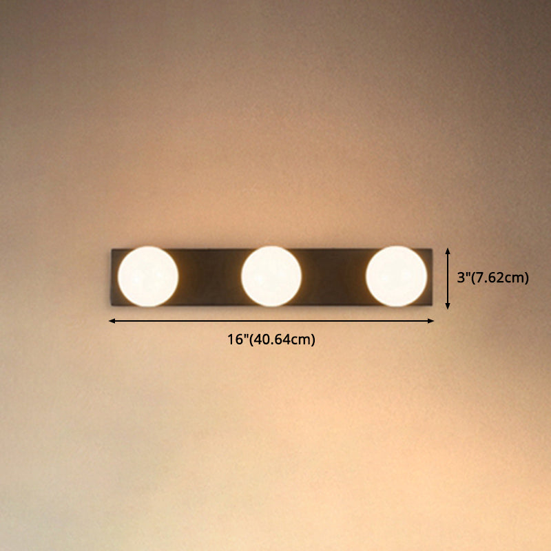 Metalen rechthoek wand gemonteerd licht eigentijdse stijl zwarte wand sconce verlichting