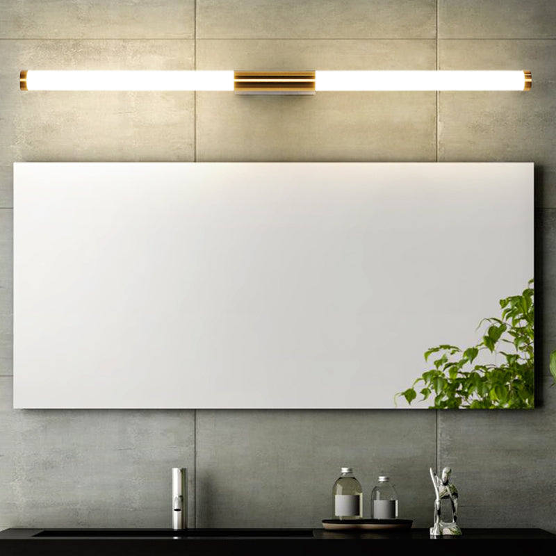 Tube metalen wand gemonteerd licht Simplicity Style LED goudzwart wandlamp armatuur