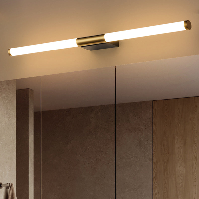 Tube metalen wand gemonteerd licht Simplicity Style LED goudzwart wandlamp armatuur