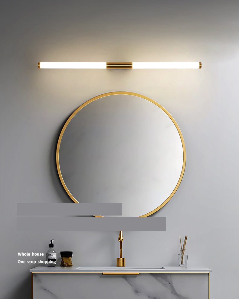 Tube metalen wand gemonteerd licht Simplicity Style LED goudzwart wandlamp armatuur
