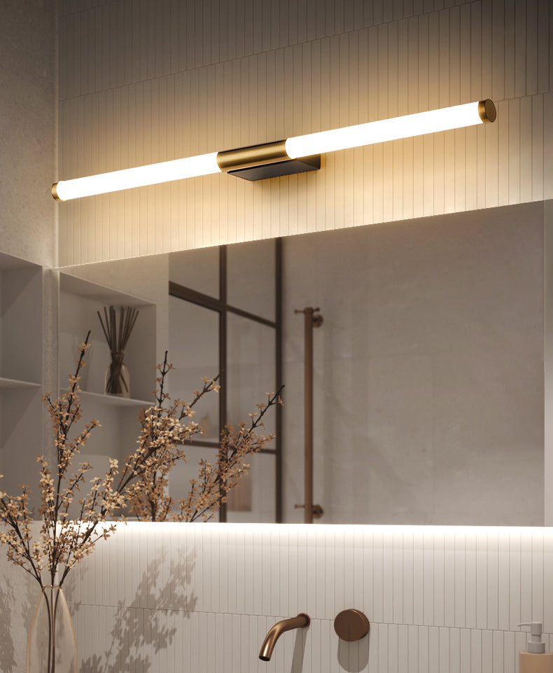 Tube metalen wand gemonteerd licht Simplicity Style LED goudzwart wandlamp armatuur