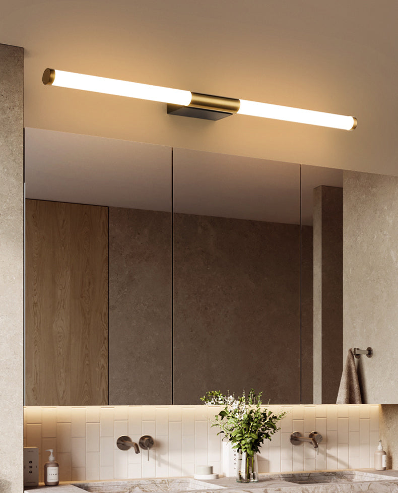 Tube metalen wand gemonteerd licht Simplicity Style LED goudzwart wandlamp armatuur