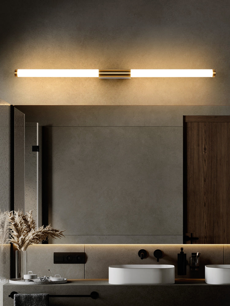 Tube metalen wand gemonteerd licht Simplicity Style LED goudzwart wandlamp armatuur