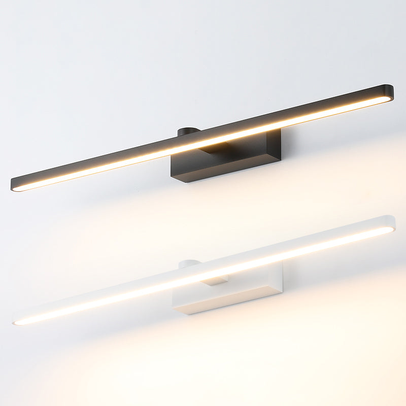 Éclairage d'applications de mur linéaire simplicité style métal LED LED Bathroom Mur Light