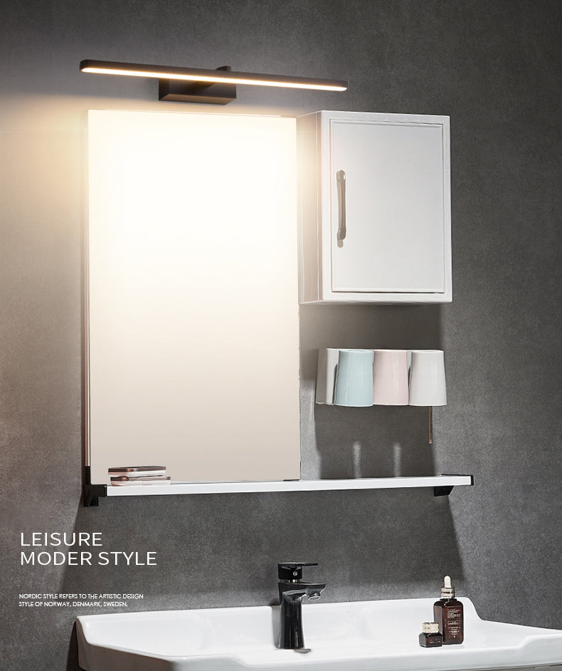 Éclairage d'applications de mur linéaire simplicité style métal LED LED Bathroom Mur Light