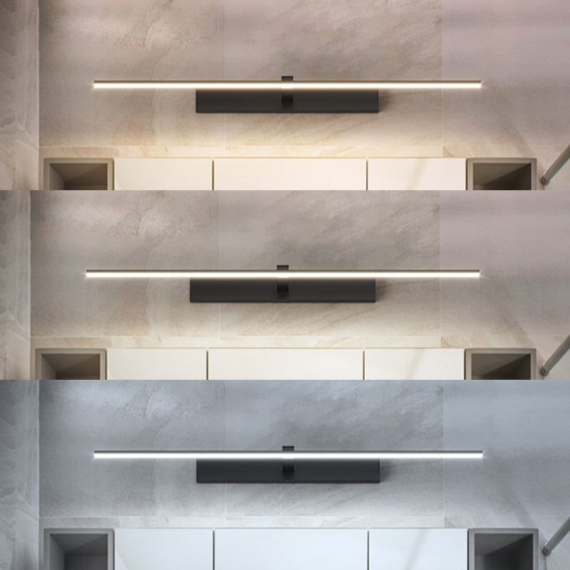 Strip Bath Bath Sconce Light Segnugge in metallo LED LED Minimalista Stile SCONCE SCONCE