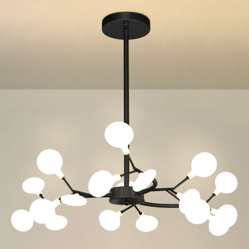 Foglie Lampada lampada lampada da design moderno illuminazione a sospensione acrilica per il ristorante