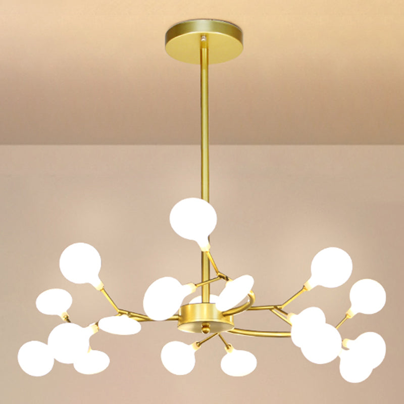 Foglie Lampada lampada lampada da design moderno illuminazione a sospensione acrilica per il ristorante