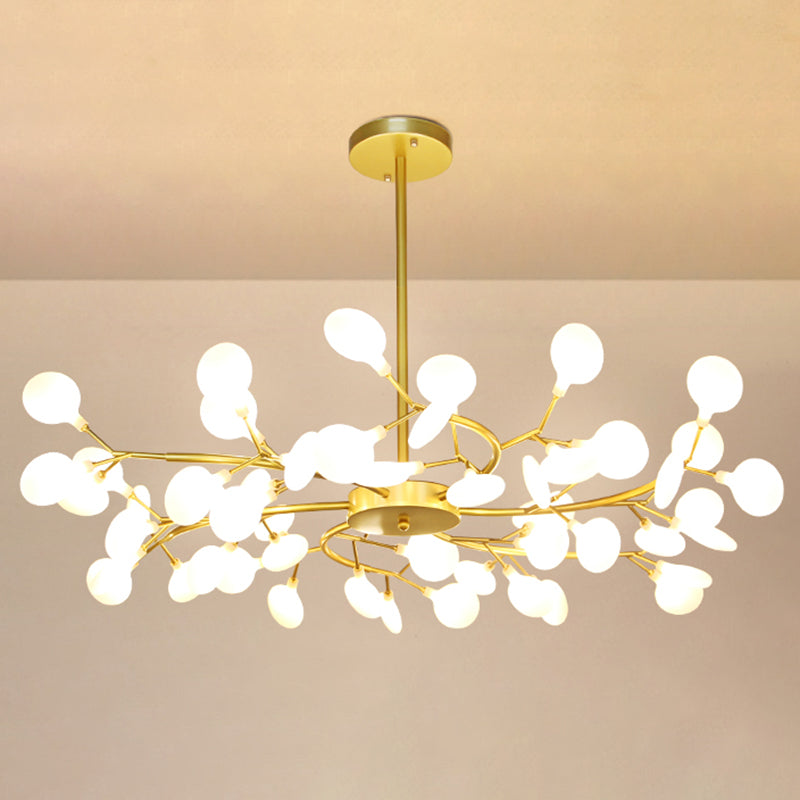 Foglie Lampada lampada lampada da design moderno illuminazione a sospensione acrilica per il ristorante